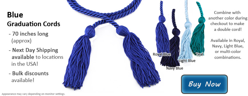 Blue Graduation Cord Picture