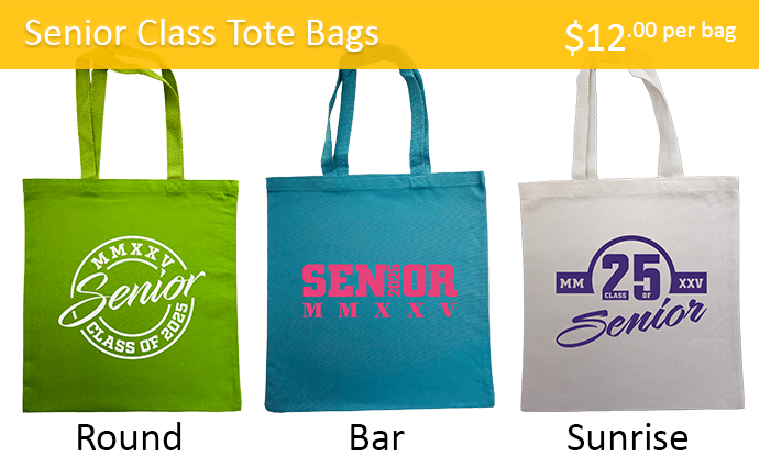 Senior Class Tote Bags