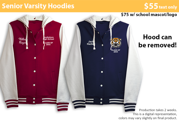 Senior Class Varsity Hoodies