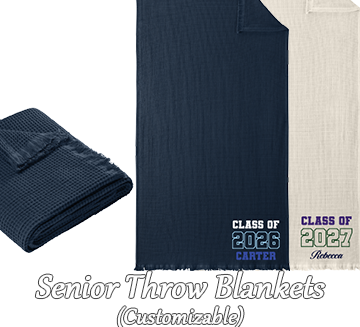 Senior Apparel Throw Blankets