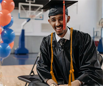 Orange graduation Cords