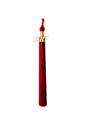 Black and Red Graduation Tassel Picture