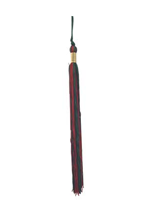 Green, Red and Black Graduation Tassel Picture