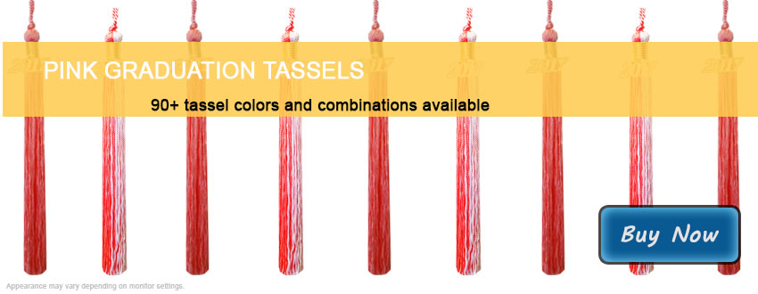 Graduation Tassels in Pink