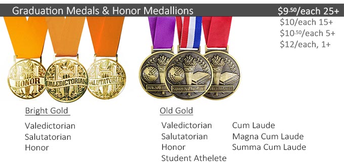 Graduation Medallions