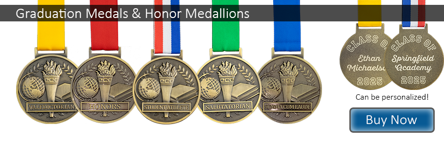 graduation medallions