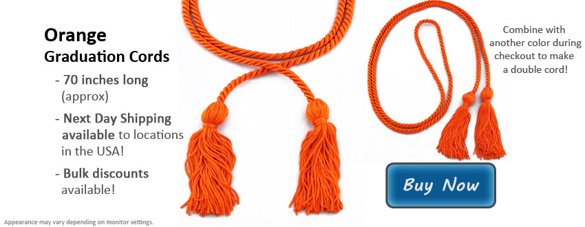 Orange Graduation Cord Picture