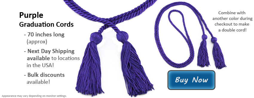 Purple Graduation Cord Picture