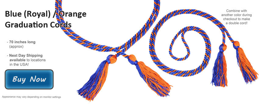 Honor Cords: Black-White-Light Blue, Senior Class Graduation Products