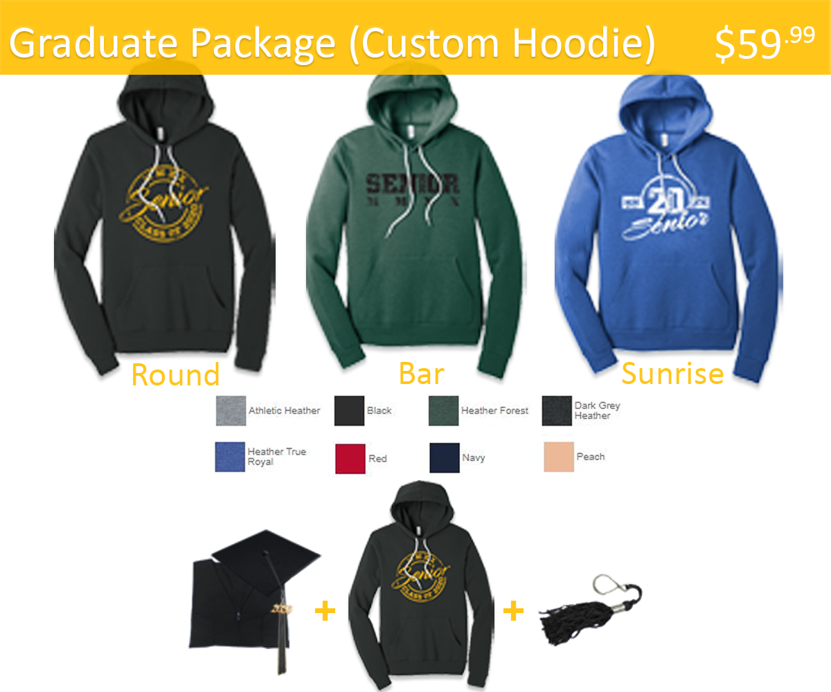 Utah County Academy of Sciences Graduate Package (Custom Hoodie ...