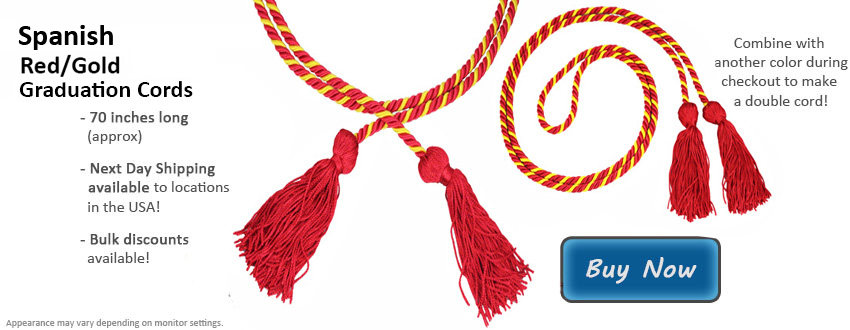 Spanish Society Graduation Cords