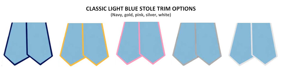 Light Blue Stole Classic Trim Options