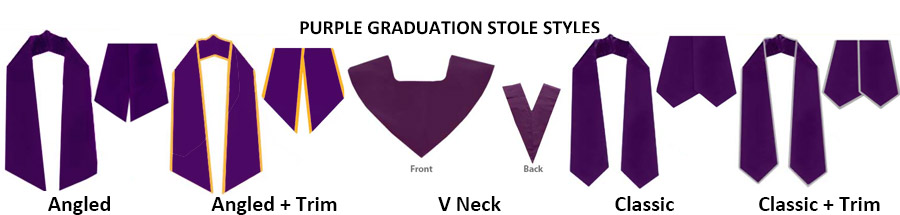 Purple Stole Styles