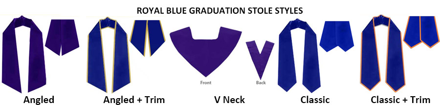 Royal Blue Stole Styles